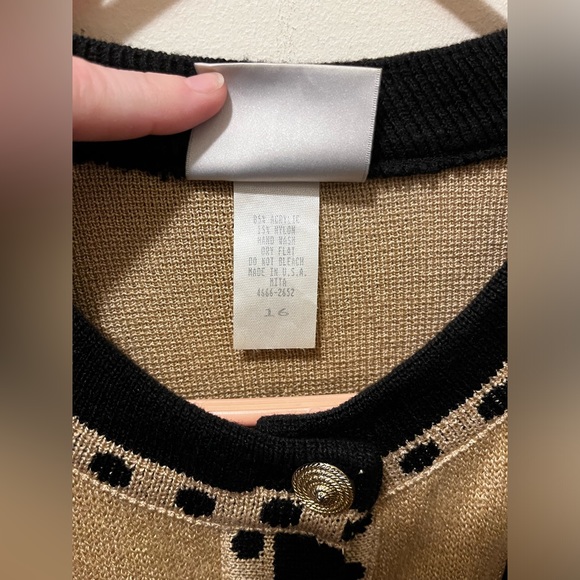 Mita vintage sweater jacket sz 16‎ (large) - Picture 4 of 5